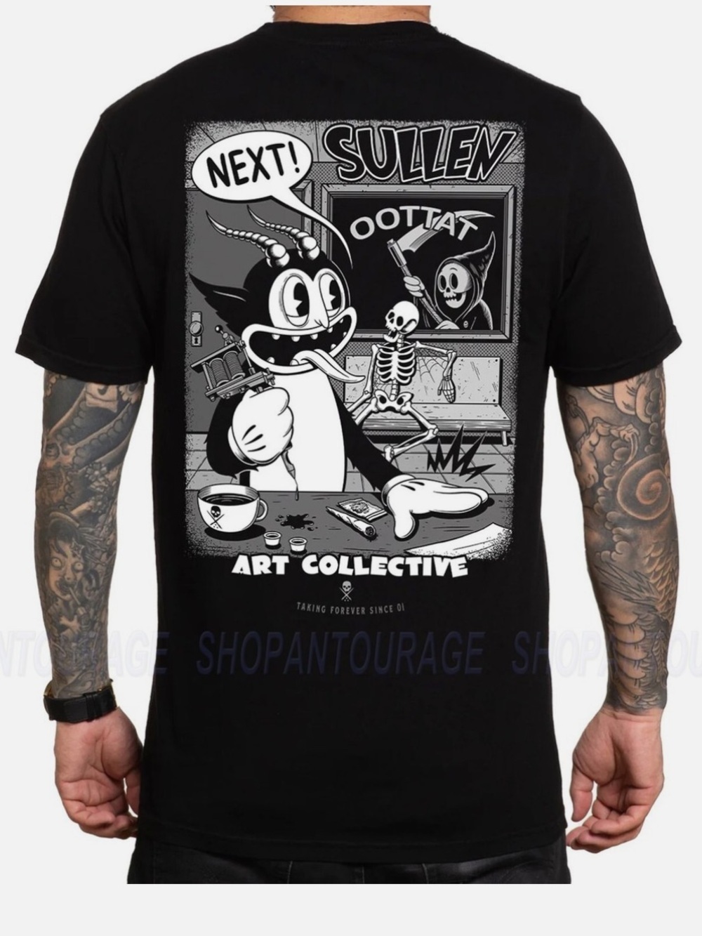 NWT Sullen Art Collective Taking Forever Graphic Tee Artist Series Size Small